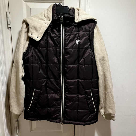 Timberland authentic products puffer coat with removable hoodie - Picture 12 of 16